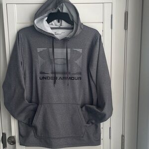 Under Armour Loose gray heather Men's fleece lined Hoodie